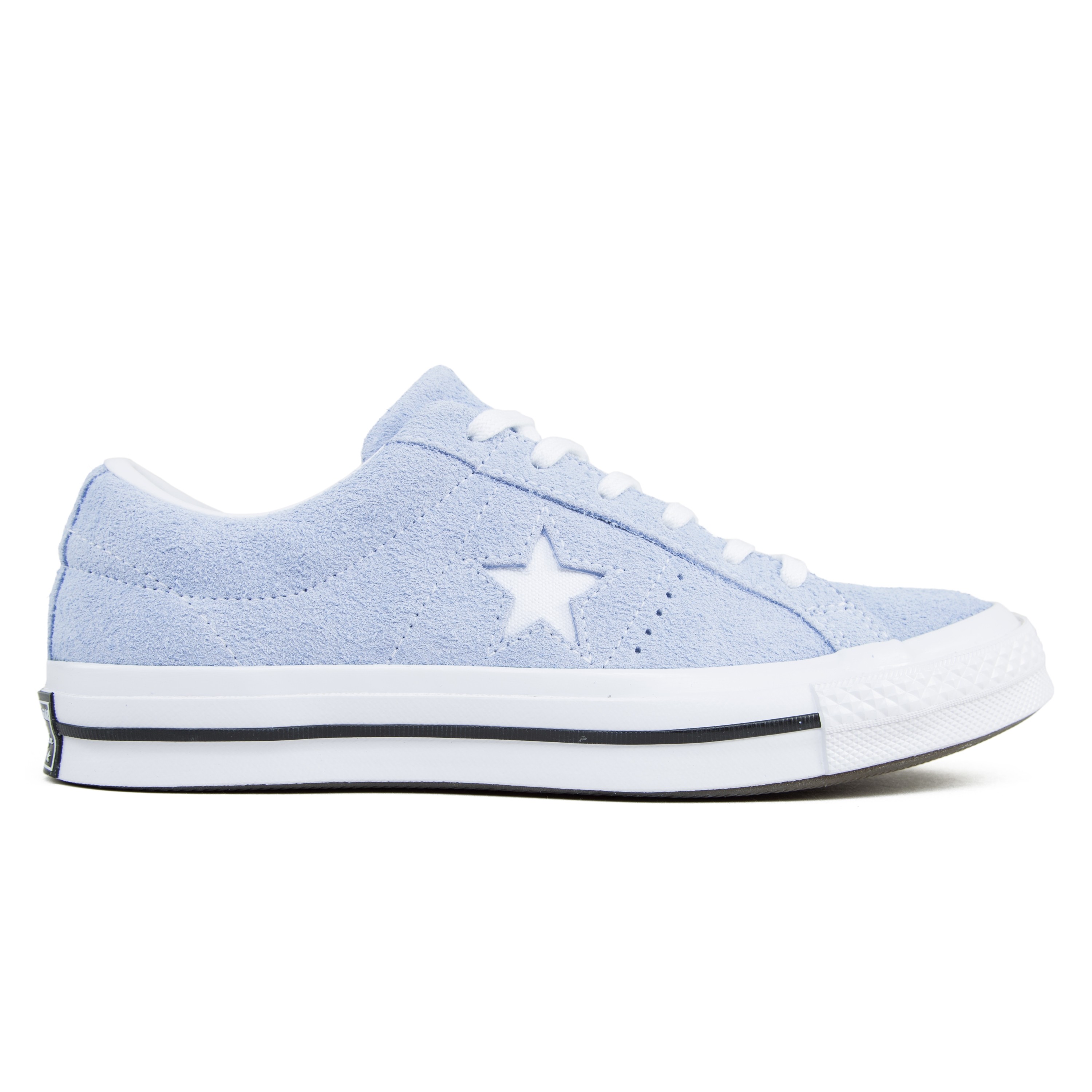 Buy men's Converse One Star OX basketball shoe in Blue Chill/White ...