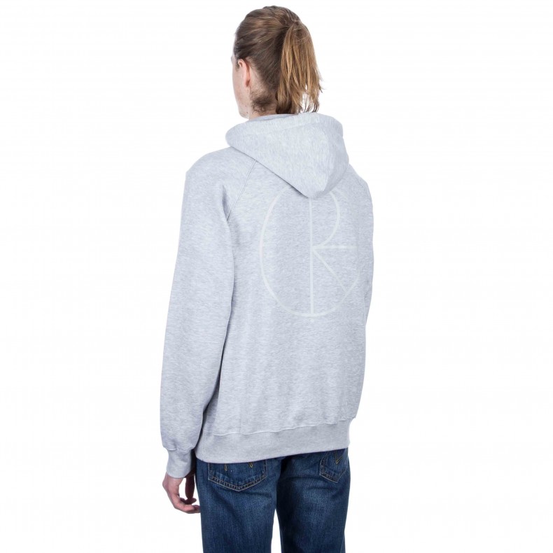 Polar Half Zip Pullover Hooded Sweatshirt (Sports Grey ...
